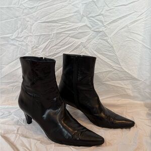 Stuart Weitzman Black Ankle Booties